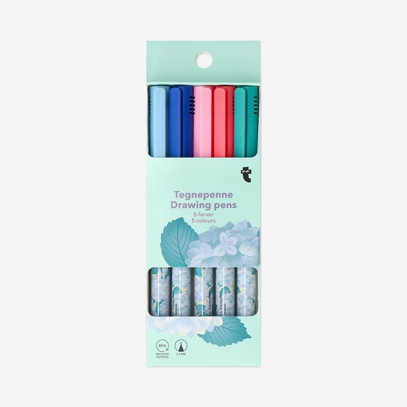 Set of drawing pens 0.4 mm - 5 pcs
