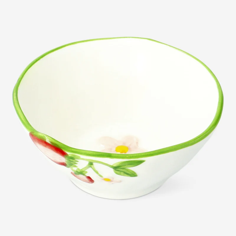 Bowl with embossed strawberries - 12 cm