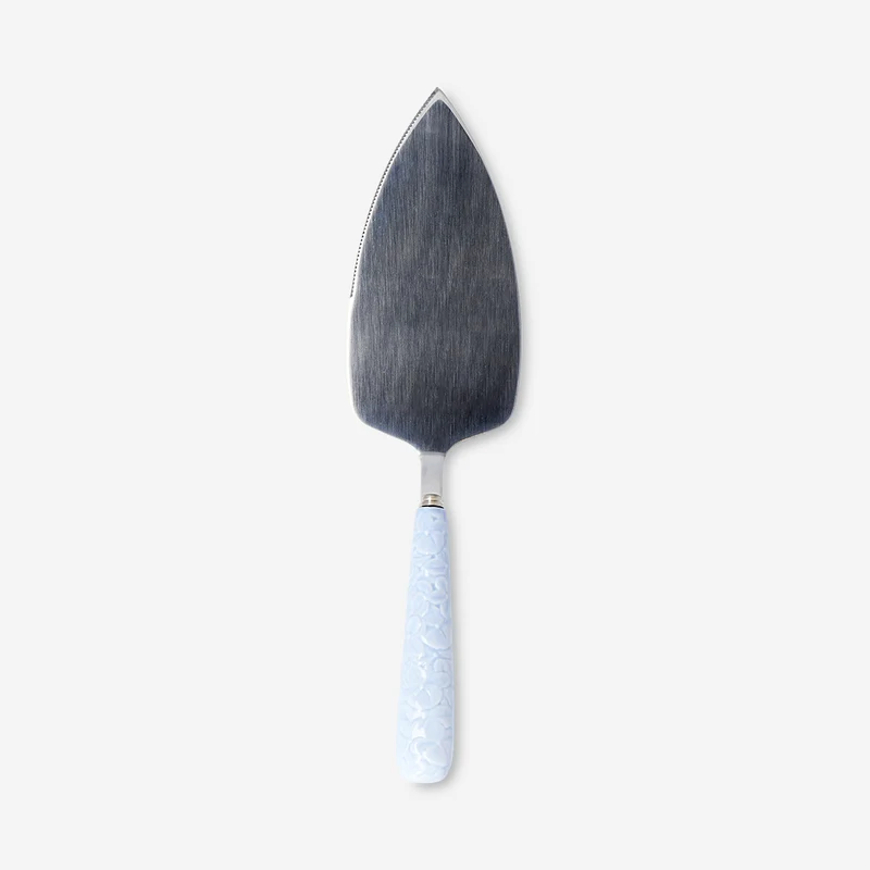Blue hydrangea cake slicer