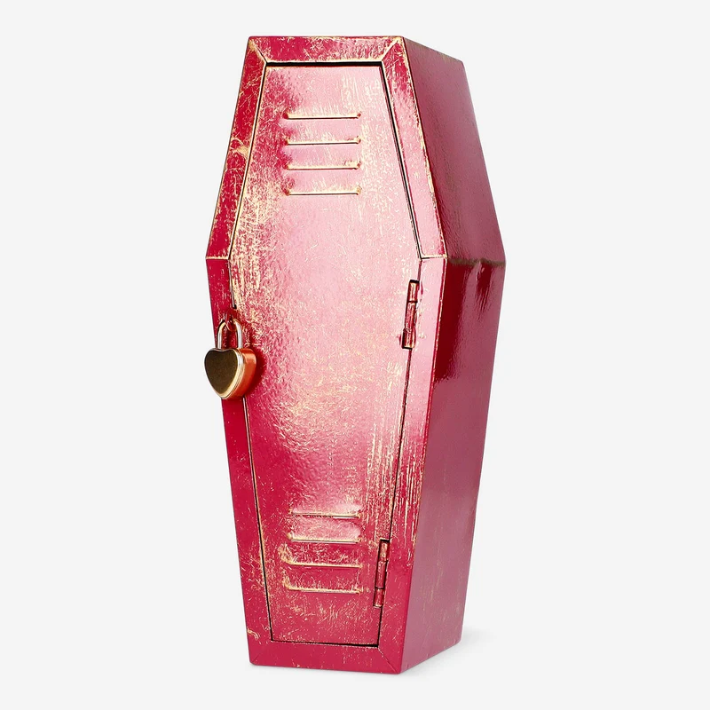 Coffin locker with magnets