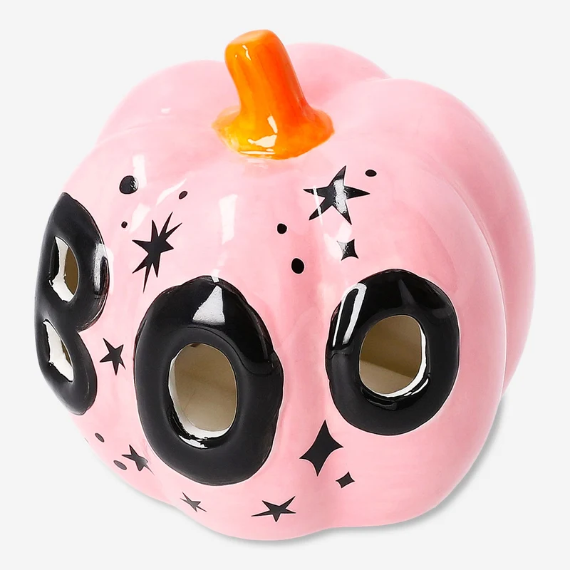 Luminous pumpkin with LED light - 10 cm