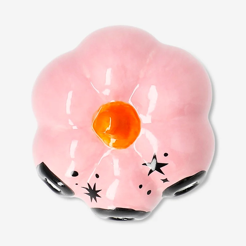 Luminous pumpkin with LED light - 10 cm