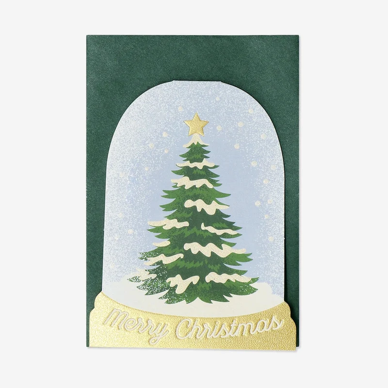 Snowglobe greetings card