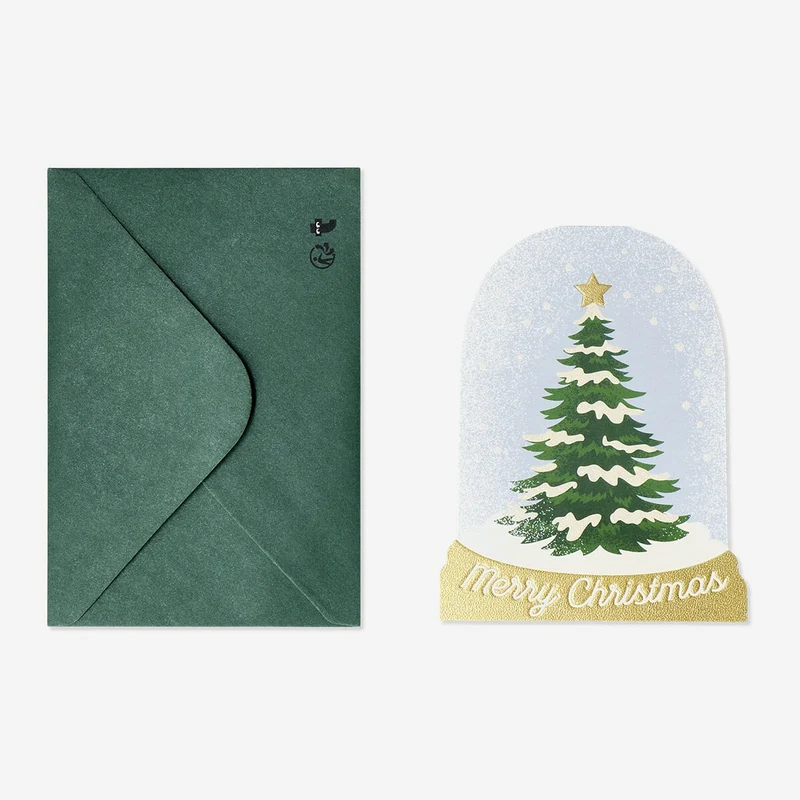 Snowglobe greetings card