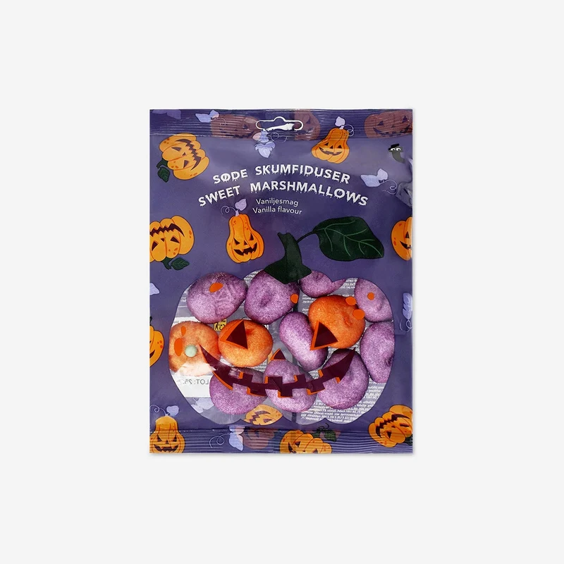 Pumpkin and skulls marshmallows - Vanilla flavour