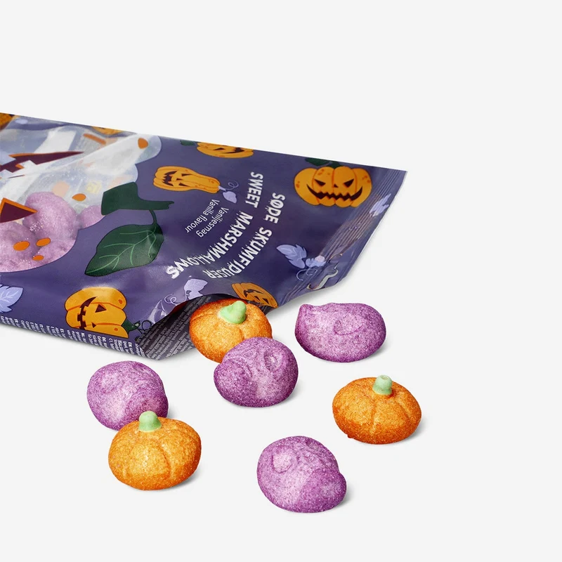 Pumpkin and skulls marshmallows - Vanilla flavour