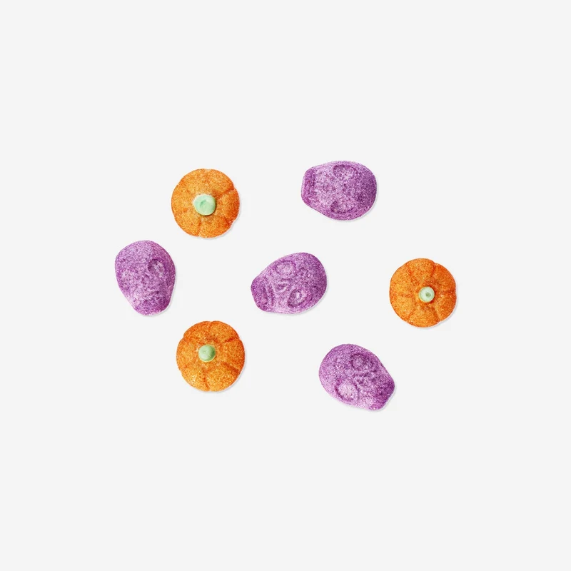 Pumpkin and skulls marshmallows - Vanilla flavour