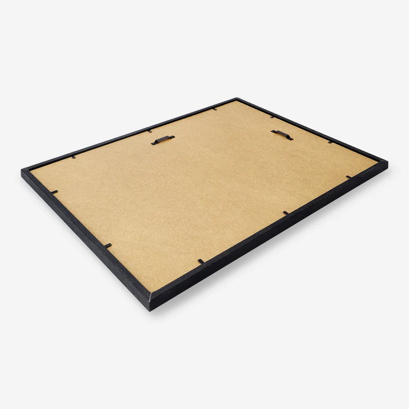 Black wood picture frame - 30x40 cm