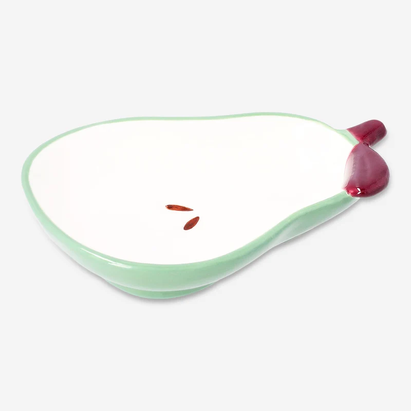 Pear soap dish