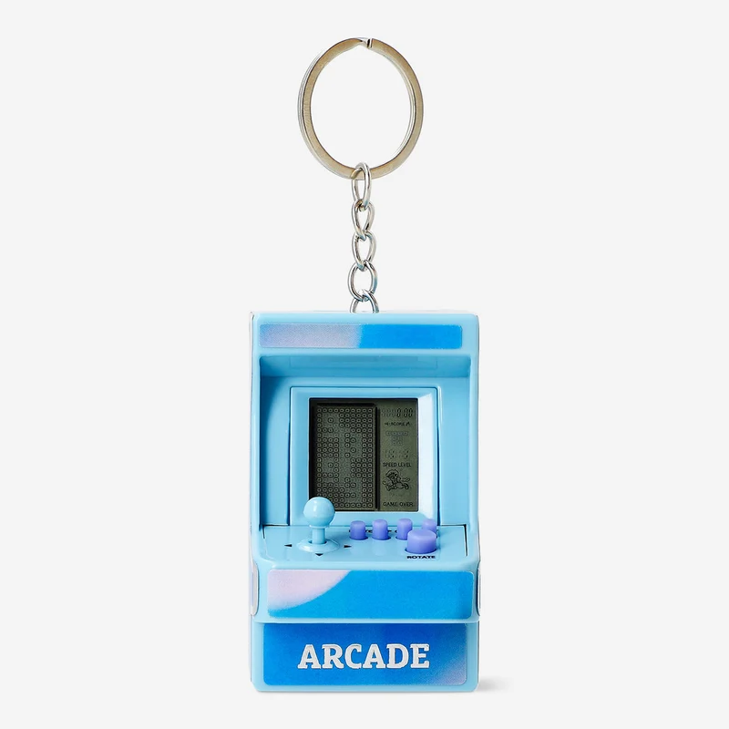 Keyring - Blue arcade game