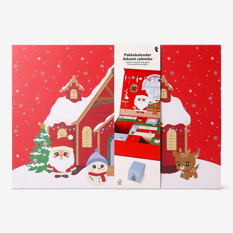 Advent calendar gift box to fill with 24 gifts