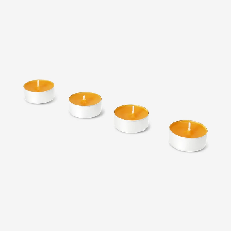 Scented tealights with pumpkin fragrance - 4 pcs