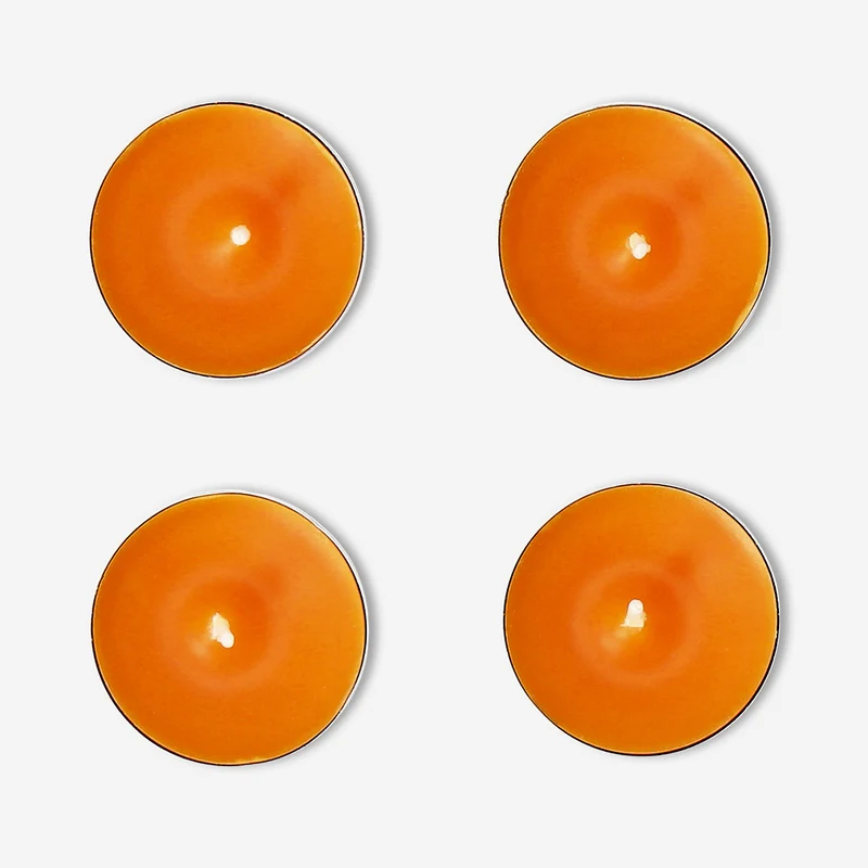 Scented tealights with pumpkin fragrance - 4 pcs