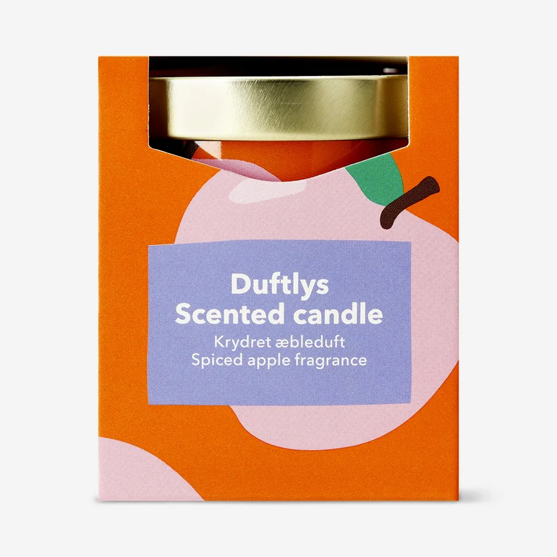 Scented candle - Spiced apple fragrance