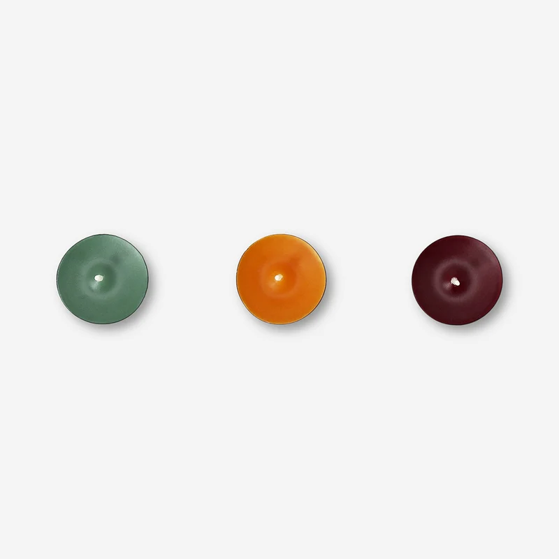 Tealights in autumn colours - 36 pcs