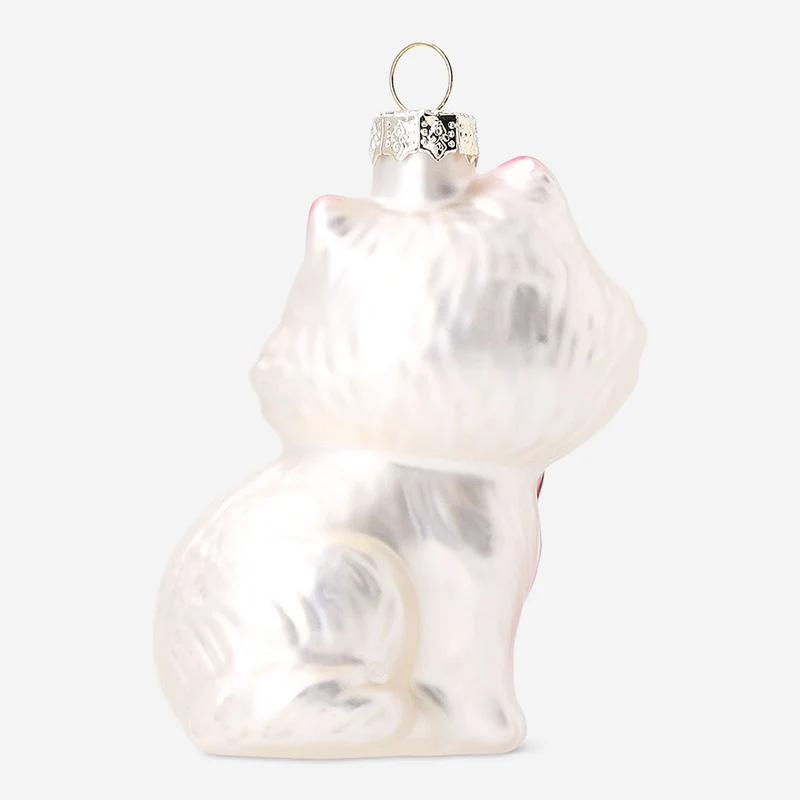 Bauble - White cat