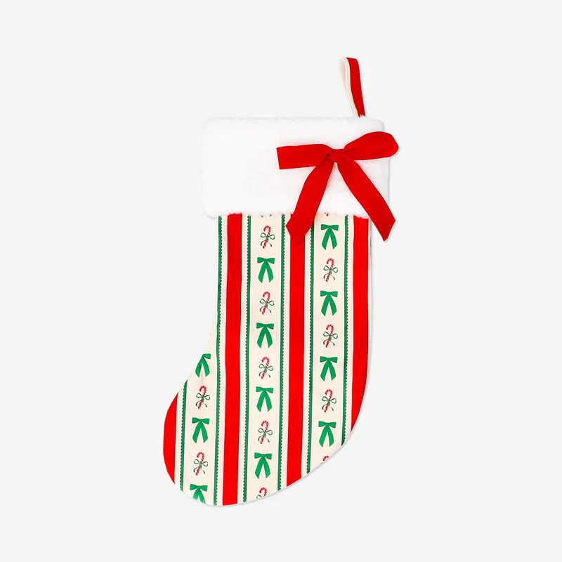 Velvet Christmas stocking