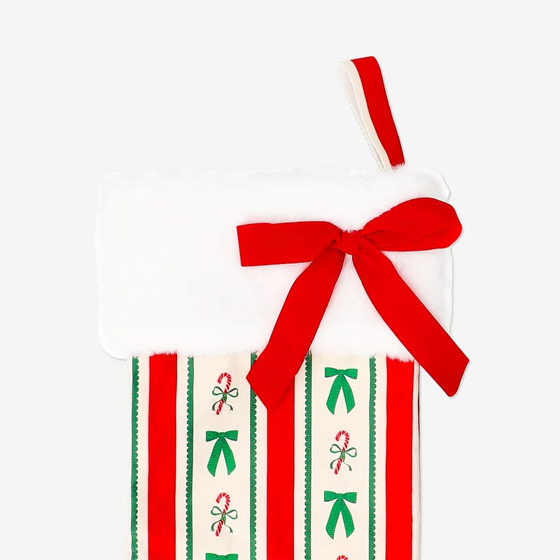 Velvet Christmas stocking
