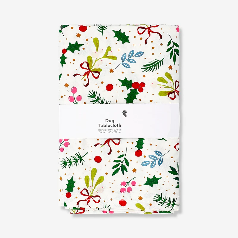 Tablecloth with Christmas branches - 140x220 cm