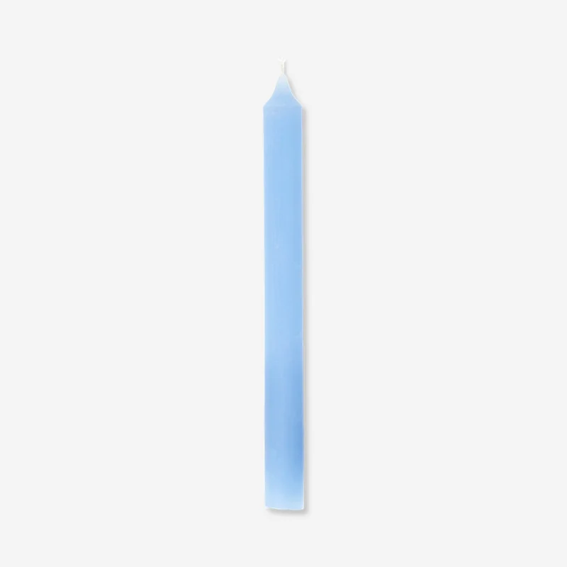Blue dinner candle - 24 cm