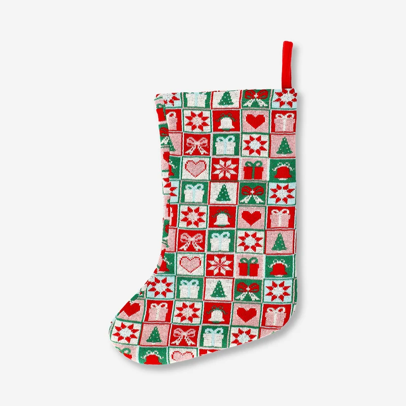 Knitted Christmas stocking
