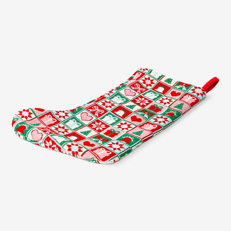Knitted Christmas stocking