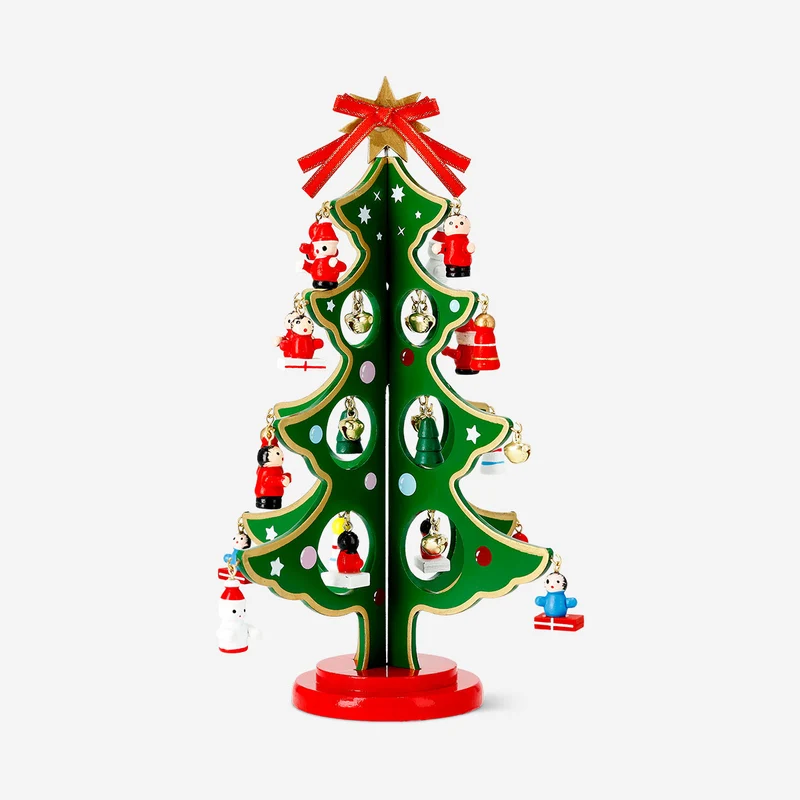 DIY Christmas tree with figures - 28 cm