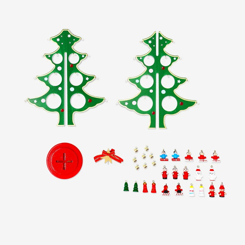 DIY Christmas tree with figures - 28 cm