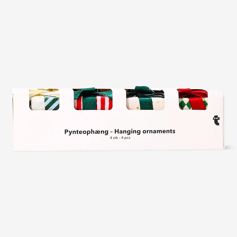 Set of baubles - Christmas presents - 4 pcs