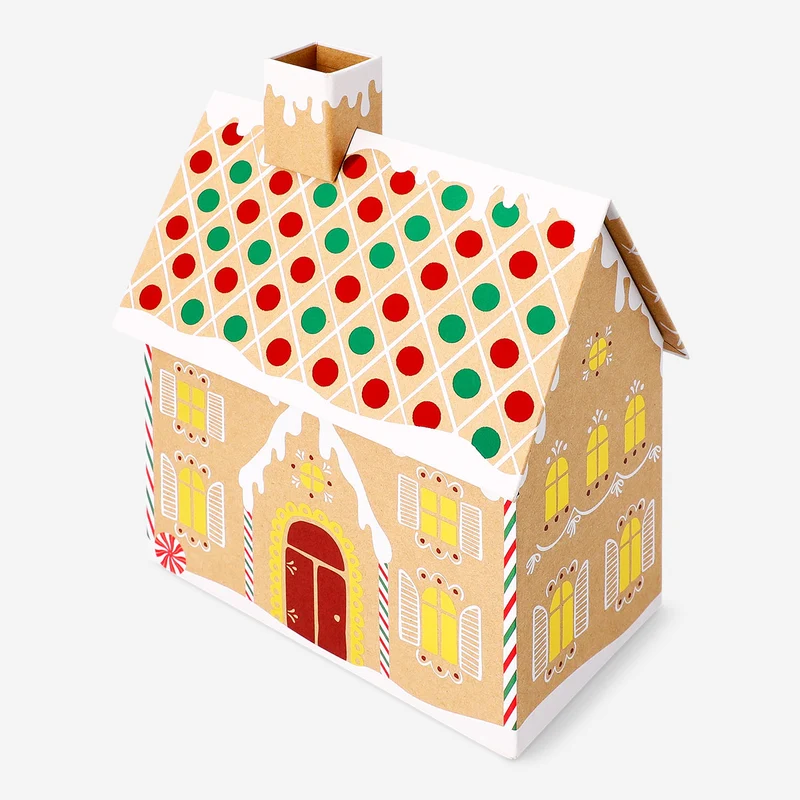 Gift box - Gingerbread house - 20x19 cm