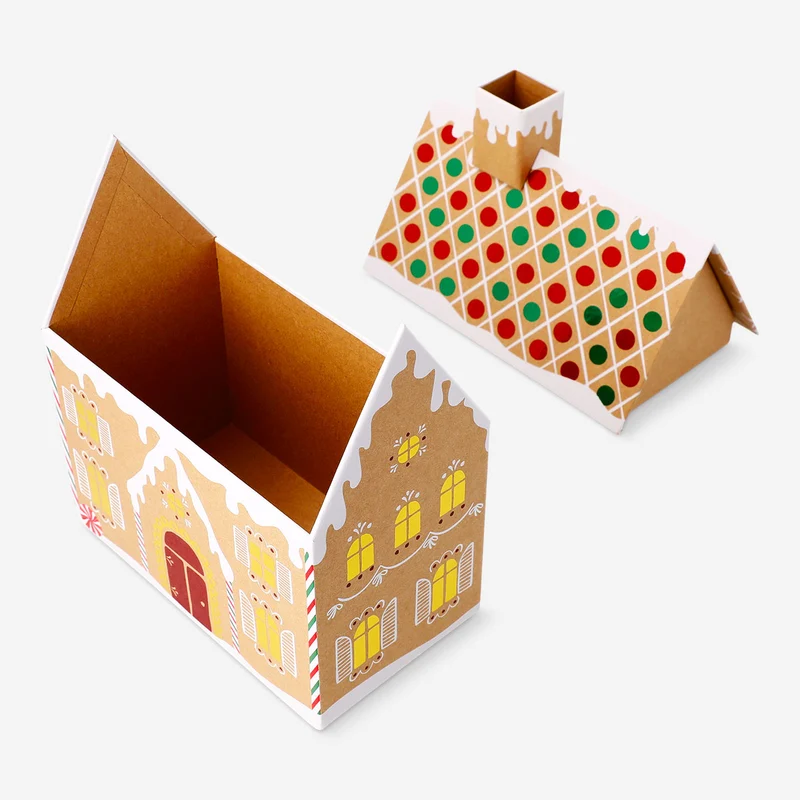 Gift box - Gingerbread house - 20x19 cm