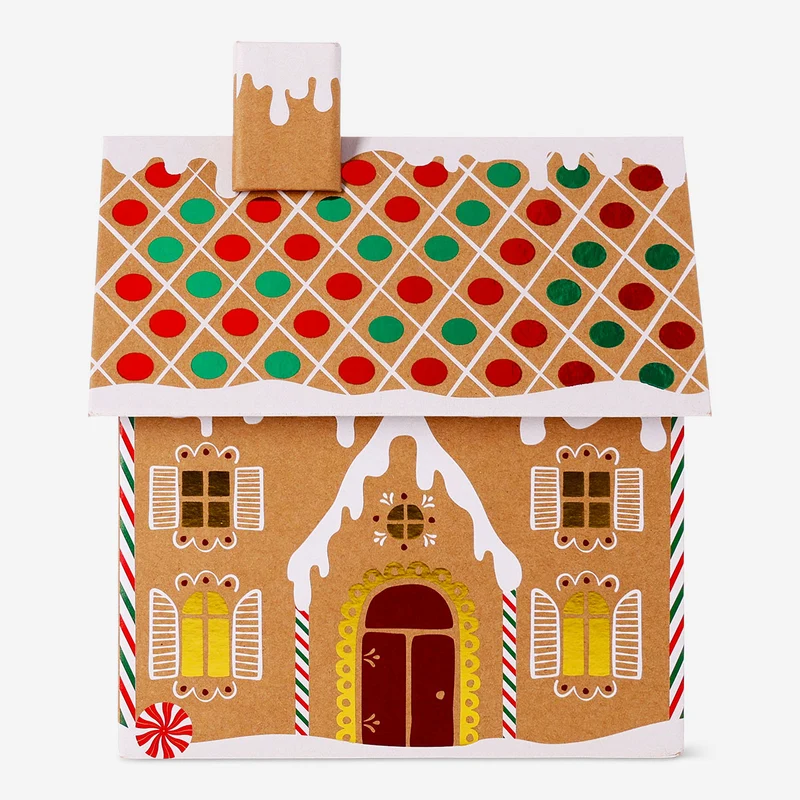 Gift box - Gingerbread house - 20x19 cm