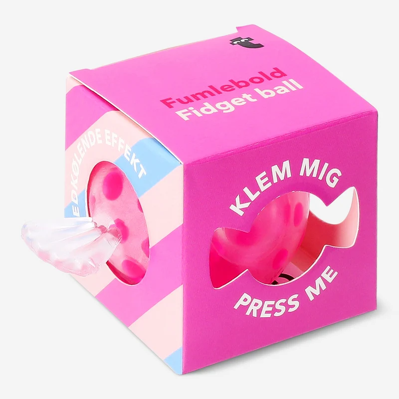 Press me toy - Pink hard candy with cooling effect