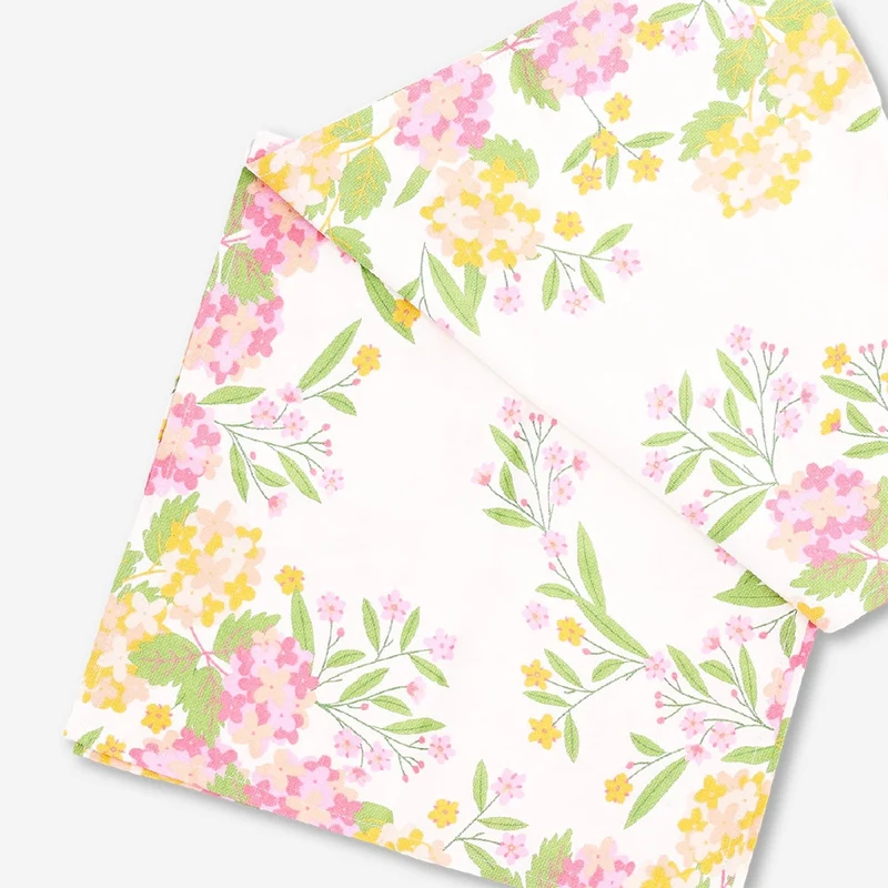 Floral table runner - 35x130 cm