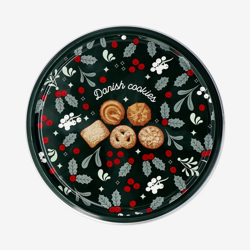 Butter cookies in tin box