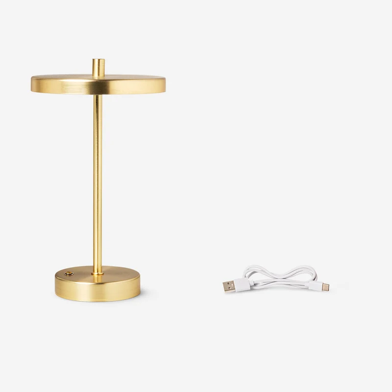 Gold cosy lamp - With three light settings