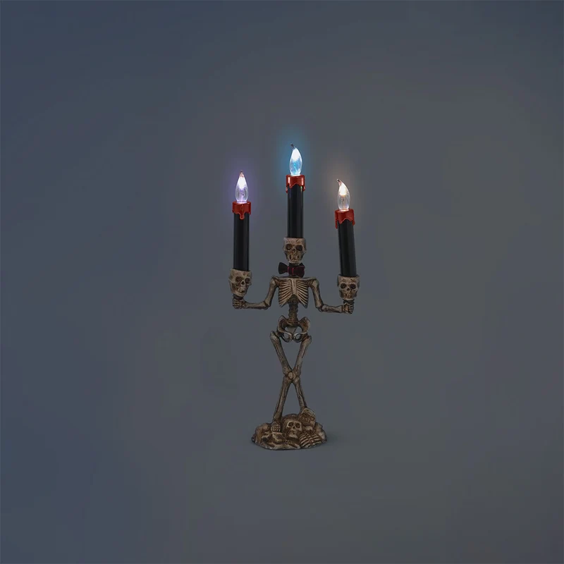 Skeleton candelabra - 37 cm