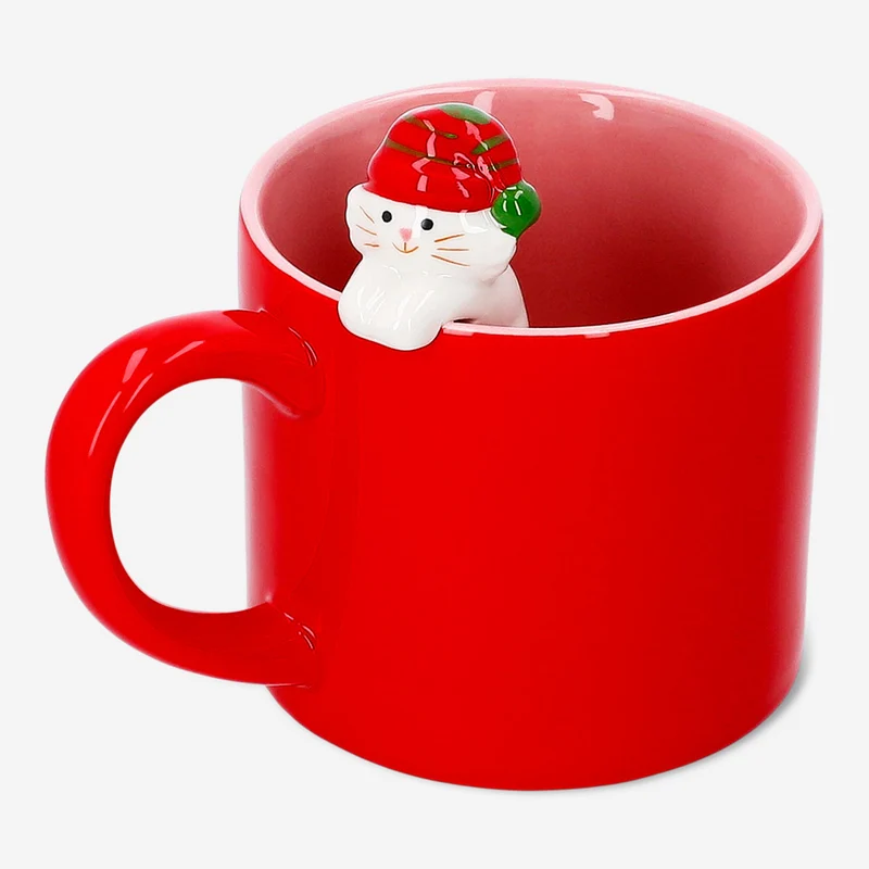 Mug with 3D cat - 420 ml
