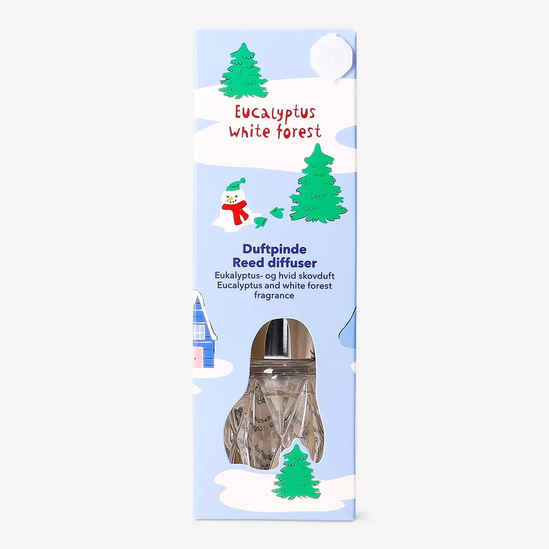 Reed diffuser with eucalyptus and white forest fragrance - 40 ml