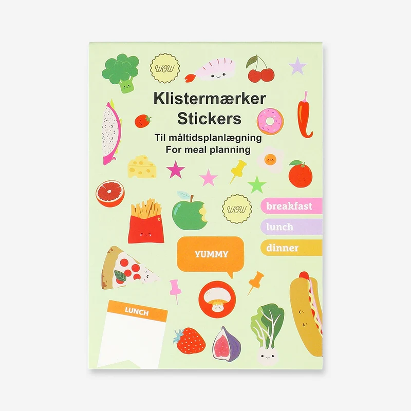 Stickers for meal planning