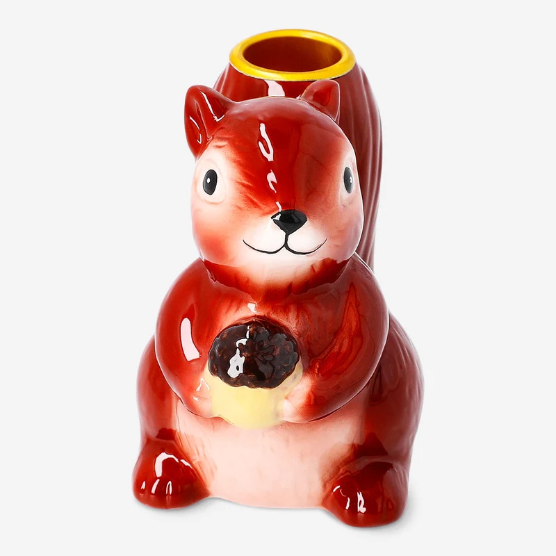 Squirrel candle holder - 11 cm