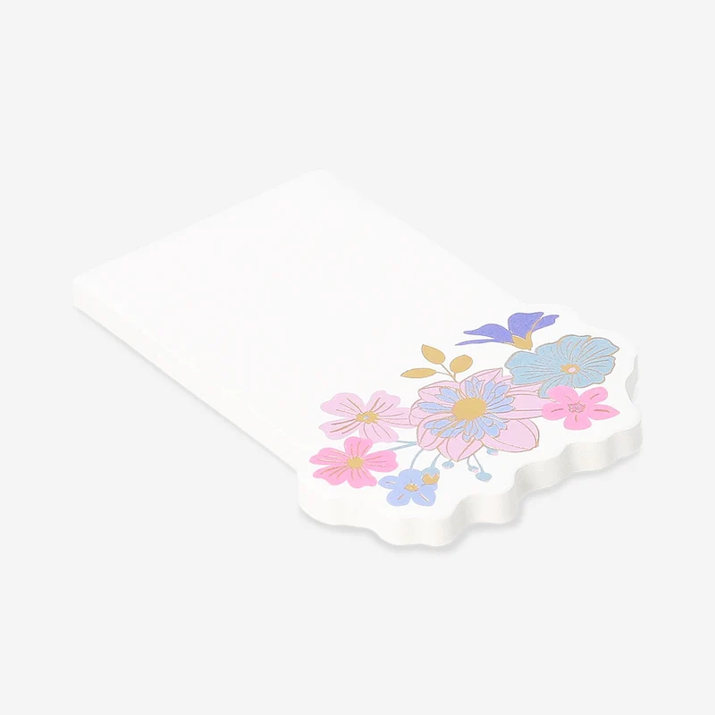 Floral sticky memos