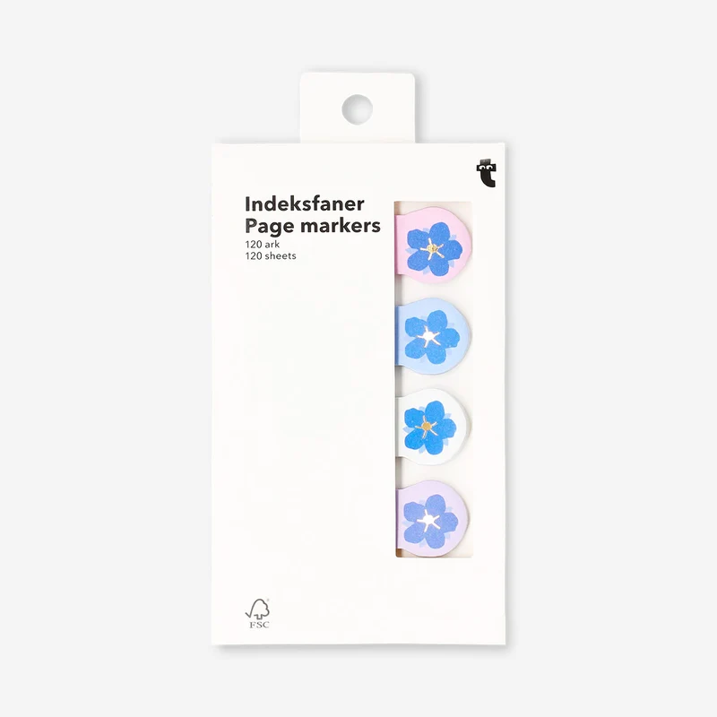 Page markers - Small flowers