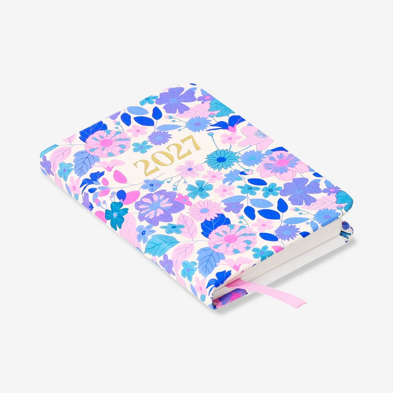 Floral weekly diary 2027 - English