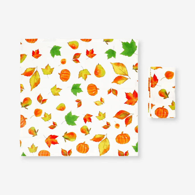 Autumnal fabric napkins - 2 pcs