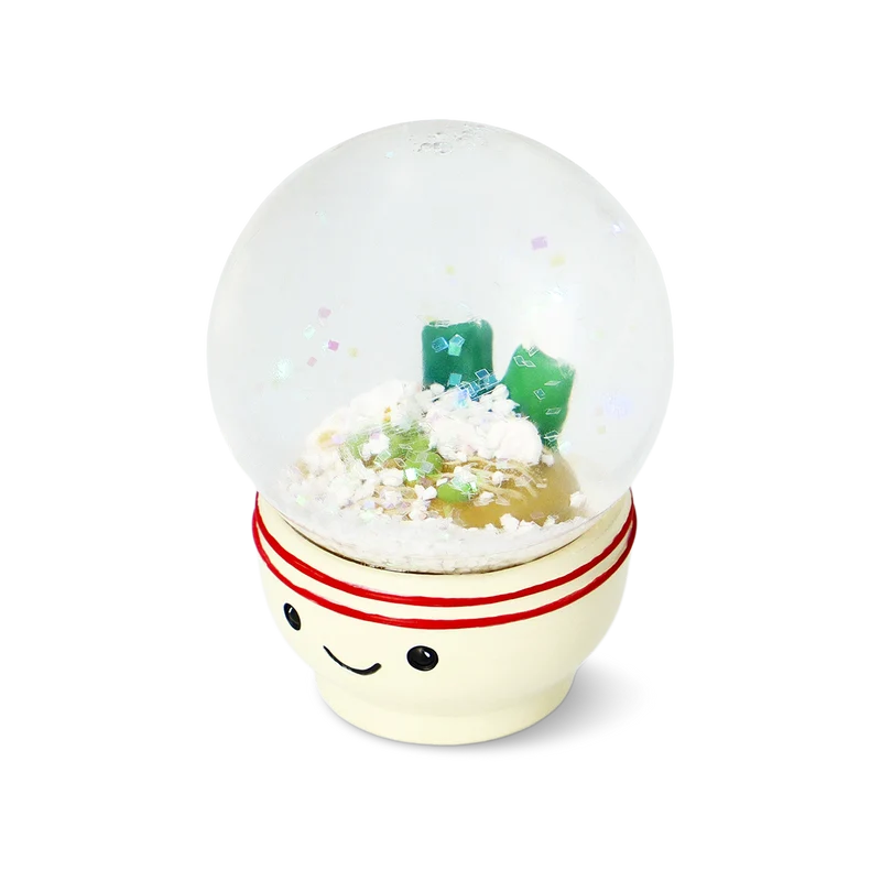 Snowglobe with fortune cookie