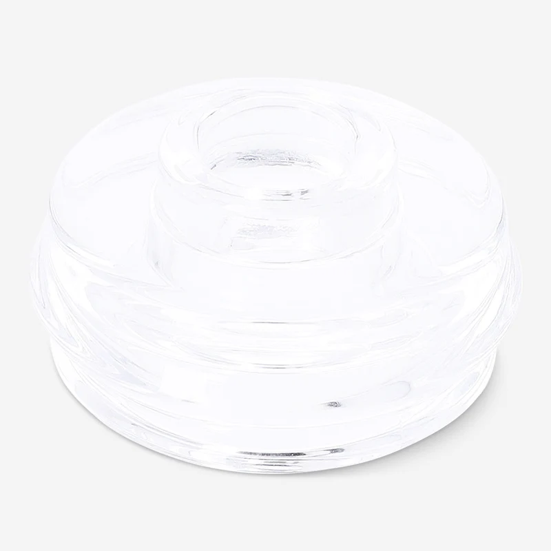 Transparent candle and tealight holder - 7 cm
