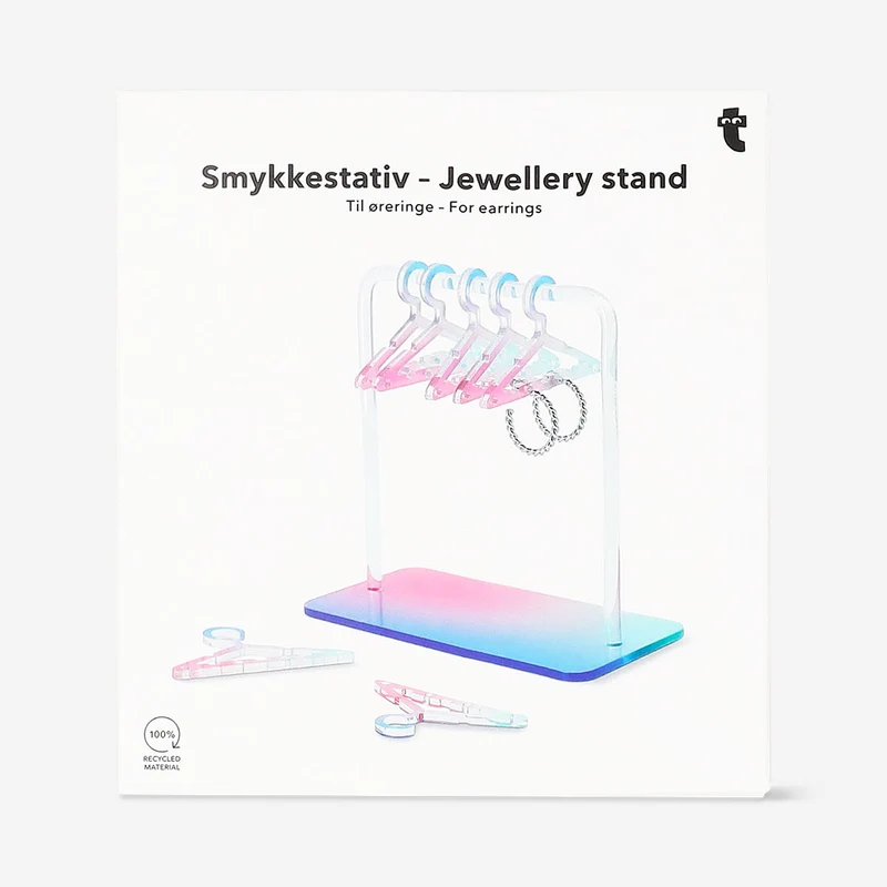 Gradient jewellery stand for earrings