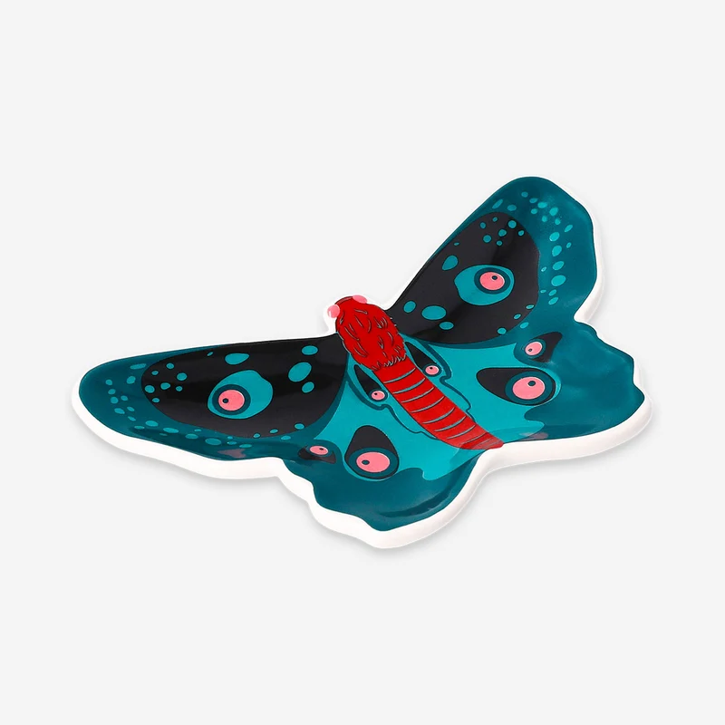 Ceramic butterfly trinket tray
