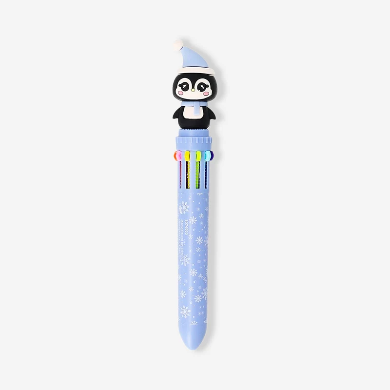 Multi-coloured ballpoint pen - Penguin